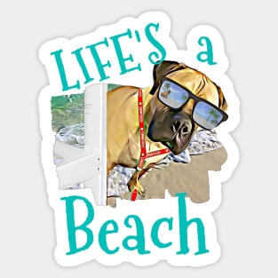 Life's a Beach Sticker